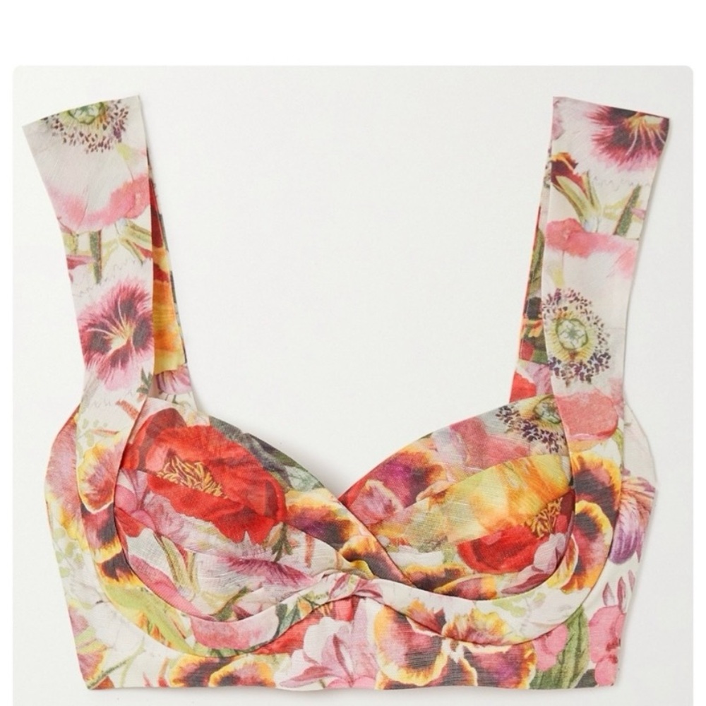 Zimmermann Floral Bralette Size 2